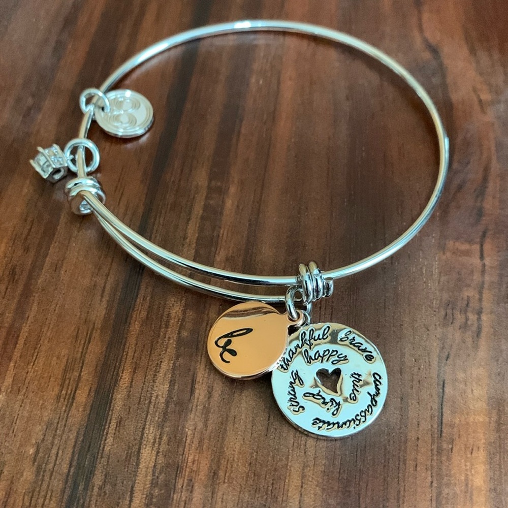 Baubelle 18K gold plated charm bracelet